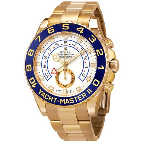 18kt yellow gold yacht master 2 rolex|yacht master white dial.